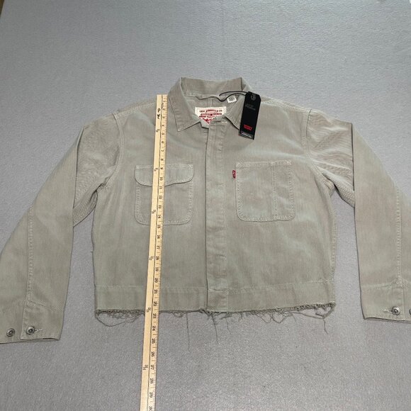 Levi’s Signature Women’s Trucker Jean Jacket Size Medium Gray Wash Denim NWT - Picture 5 of 16